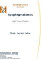 Apophegmatismos - Soloinstrument - Neue Musik 