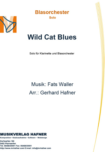 Wild Cat Blues - Blasorchester - Solo Klarinette