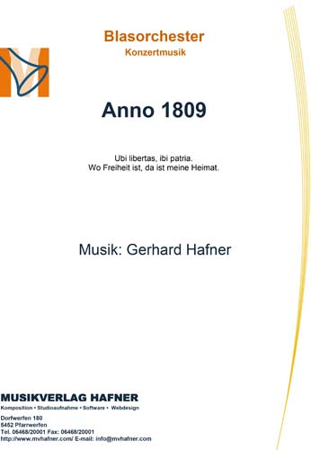 Anno 1809 - Blasorchester - Konzertmusik 