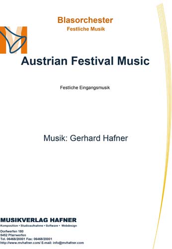 Austrian Festival Music - Blasorchester - Festliche Musik 