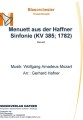 Menuett aus der Haffner Sinfonie (KV 385; 1782) - Blasorchester - Konzertmusik 