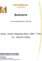 Badinerie - Klarinettenchor - Konzertmusik 