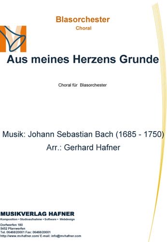 Aus meines Herzens Grunde - Blasorchester - Choral 