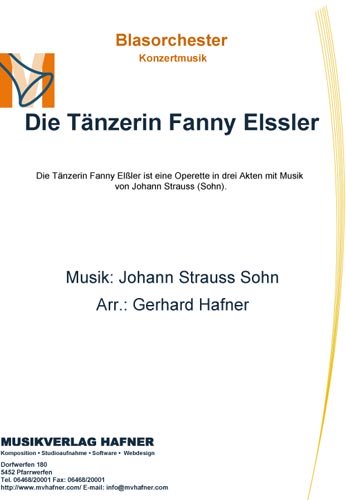 Die Tänzerin Fanny Elßler - Blasorchester - Konzertmusik 