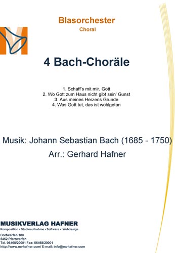 4 Bach-Choräle - Blasorchester - Choral 