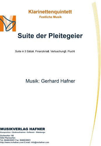 Suite der Pleitegeier - Klarinettenquintett - Festliche Musik 