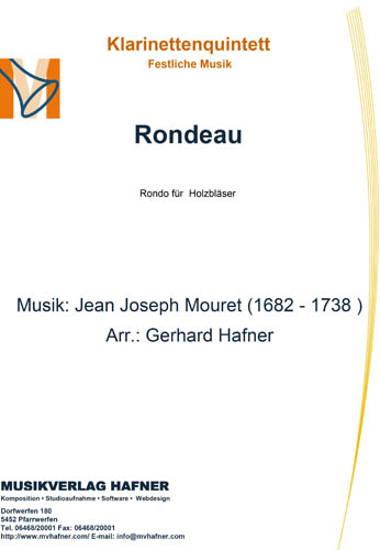 Rondeau - Klarinettenquintett - Festliche Musik 