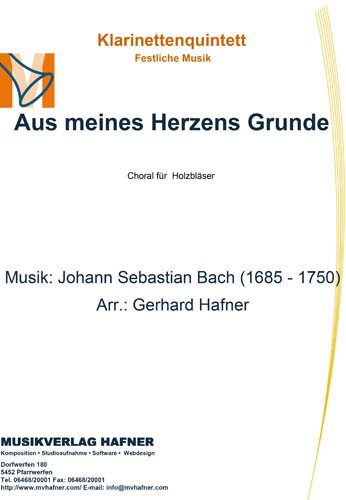 Aus meines Herzens Grunde - Klarinettenquintett - Festliche Musik 