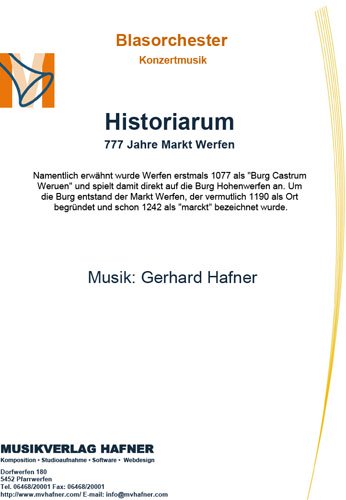 Historiarum - 777 Jahre Markt Werfen - Blasorchester - Konzertmusik 