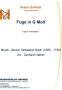 Fuge in G Moll